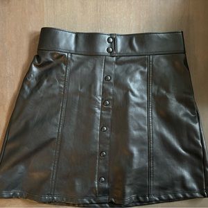 Girls size 13/14 Abercrombie Kids faux leather skirt